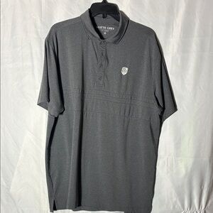 Matte Grey men’s polo shirt size XL
